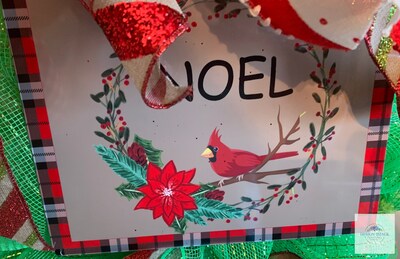 Noel Christmas Tree Wreath - image3